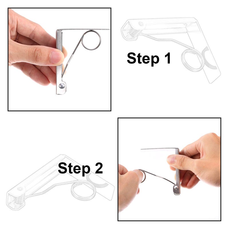 Maxdot Tablecloth Clips Stainless Steel Table Cloth Cover Clamps for Outdoor and Indoor (12) - Image 5